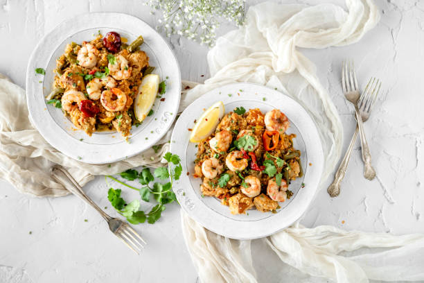 Spicy Garlic Shrimp with Quinoa and Roasted Vegetables